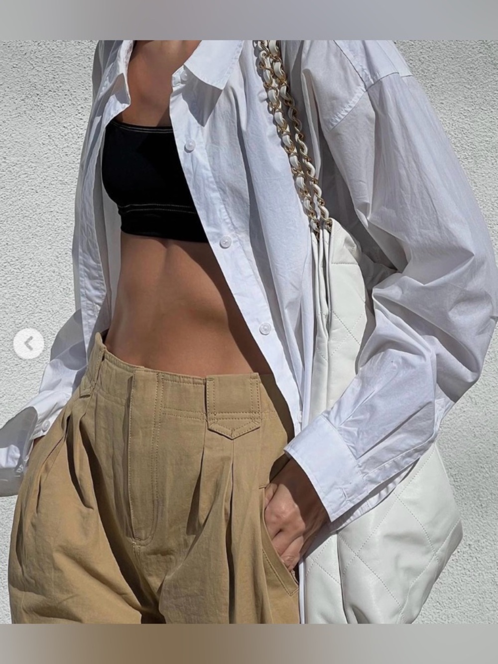 New! Song Of Style Quinn Khaki Balloon Tapered Trouser Pant Small Nwt! — image 3 of 8